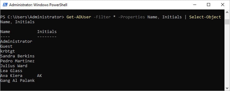 How To Use PowerShell Get-ADUser 7 get aduser properties select object