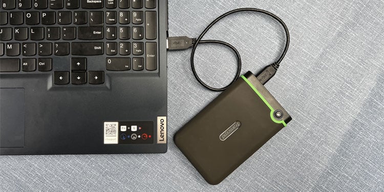 how to access external hard drive