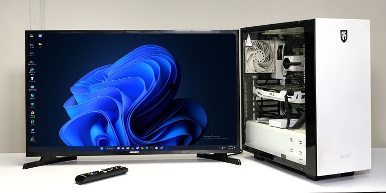how to connect pc to tv