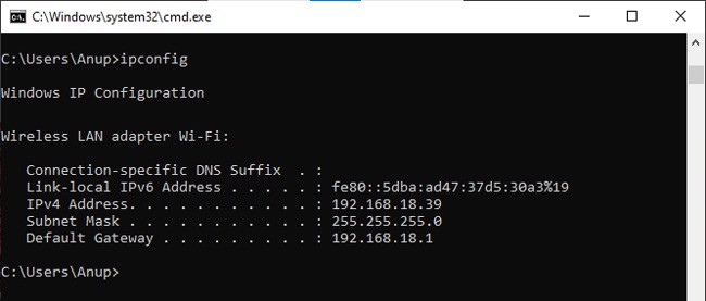 ipconfig-default-gateway-on-windows