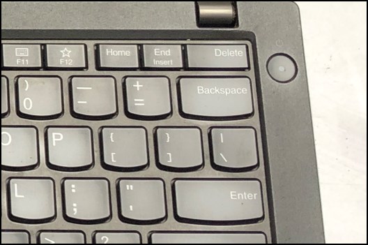 laptop power button