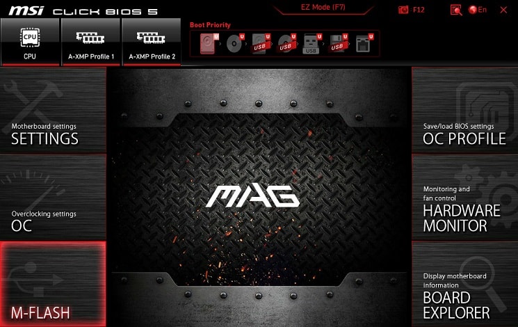 mflash in bios