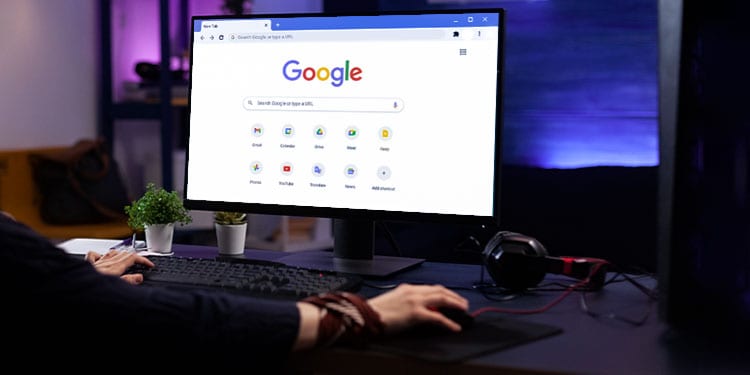 mouse not showing in chrome