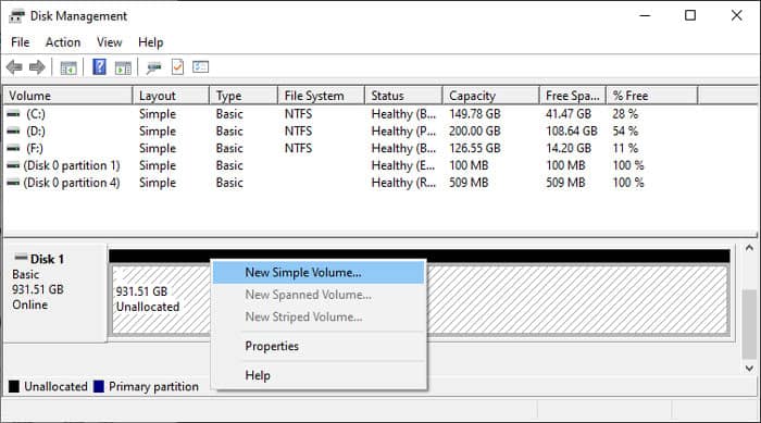 new-simple-volume-unallocated