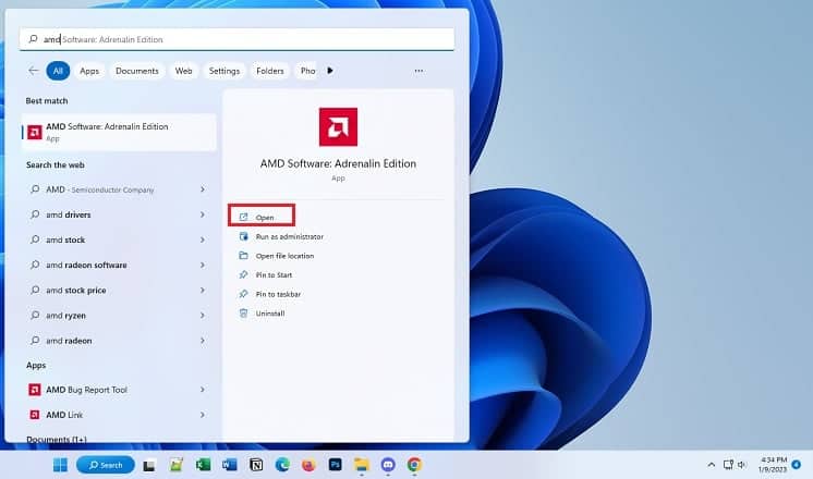 open amd software