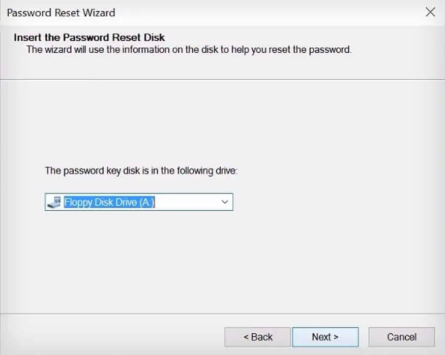 How to Reset Password on HP Laptop 12 password-reset-wizard