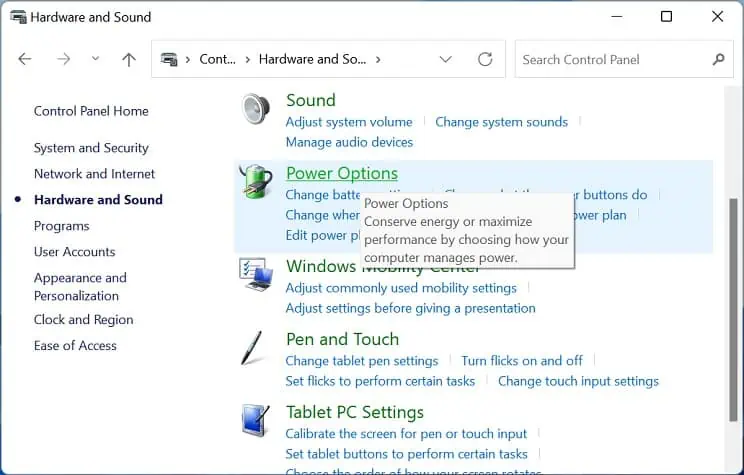 USB Hub Not Working? Here’s How to Fix It 19 power-options-in-control-panel-1