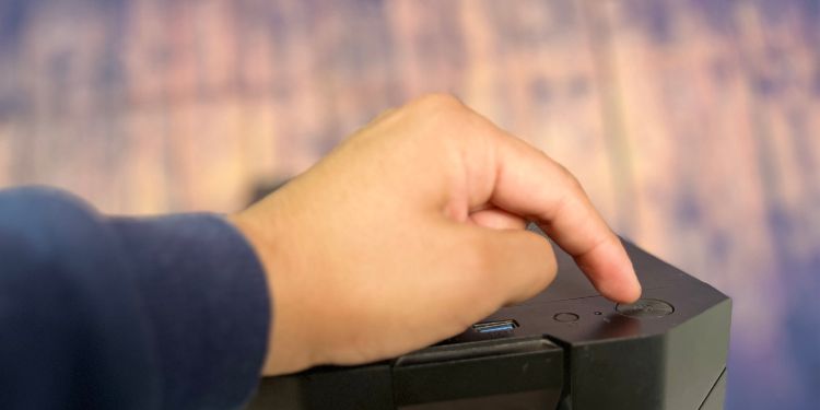 press power button for at least 10 seconds