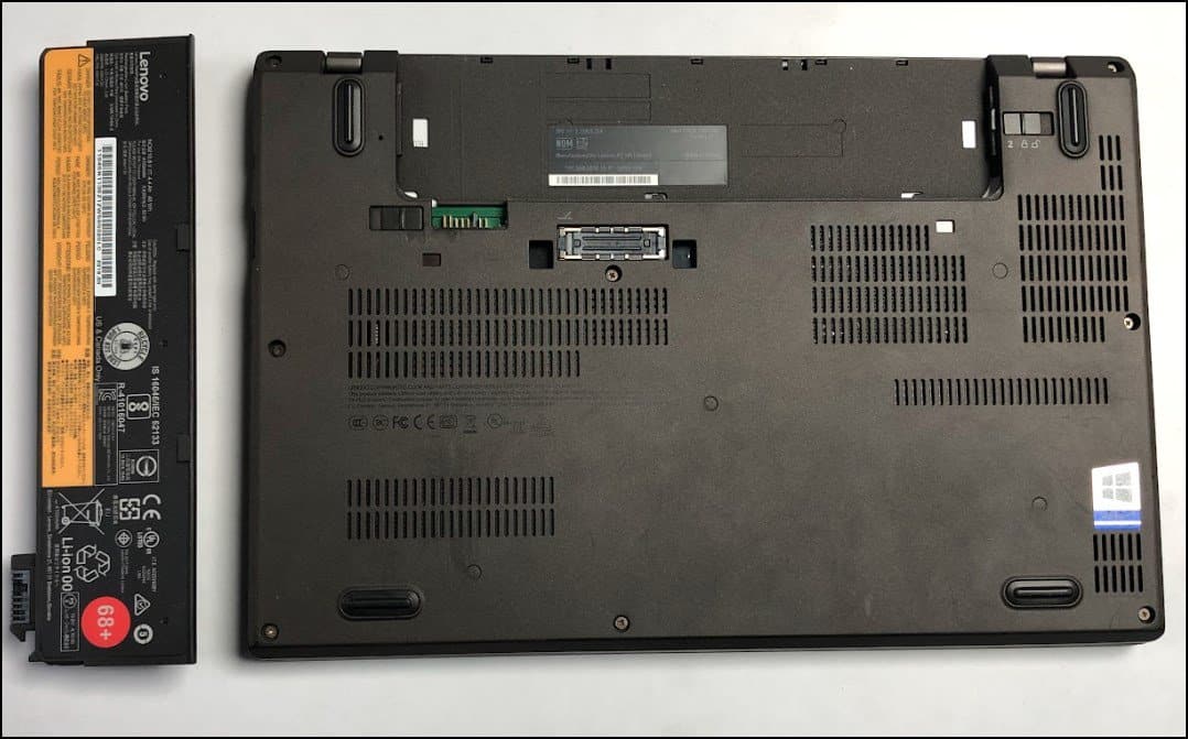 remove battery laptop