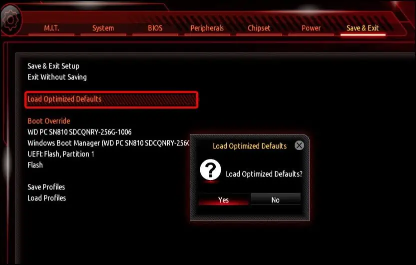 Wi-Fi Not Working on Lenovo? Try Troubleshooting Methods 23 reset-bios