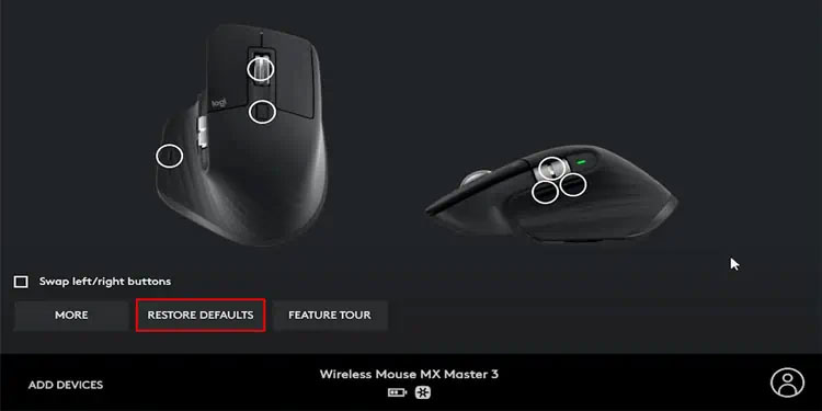 reset logitech mouse using logitech g hub
