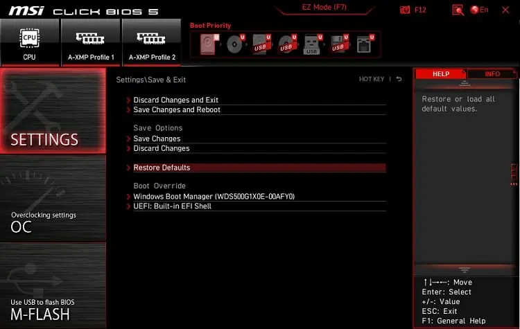 How to Fix Inaccessible Boot Device? 18 Possible Ways 83 restore-defaults