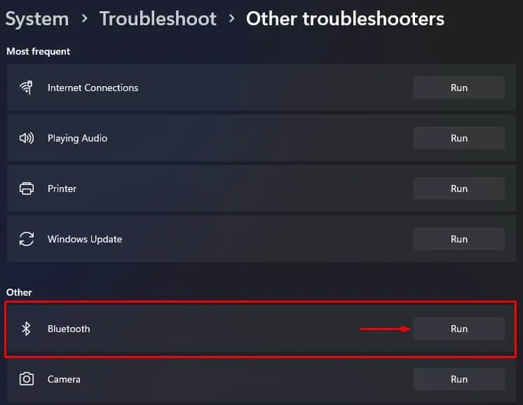 run-bluetooth-troubleshooterlogitech-mouse-not-working