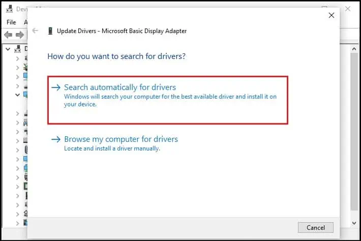 Display Not Working on Laptop? 9 Ways to Fix It 12 search-automatically-for-drivers-2
