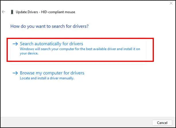 search-driver-automatically