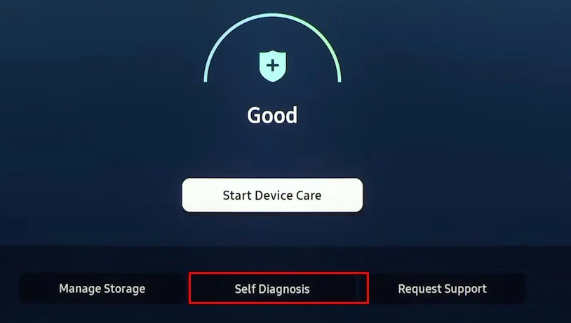 Why is My Samsung TV Flickering? 10 Proven Ways to Fix It 3 self-diagnosis-1