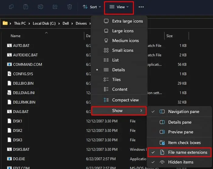 How to Update BIOS on Dell 15 show-file-extention-dell-bios-update