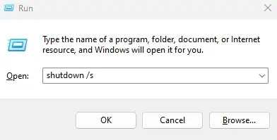 shutdown-s-command