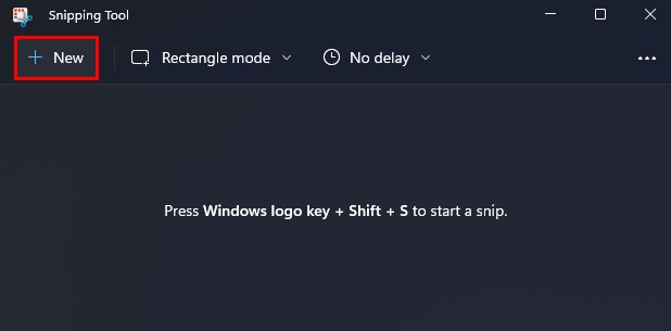 snipping tool new