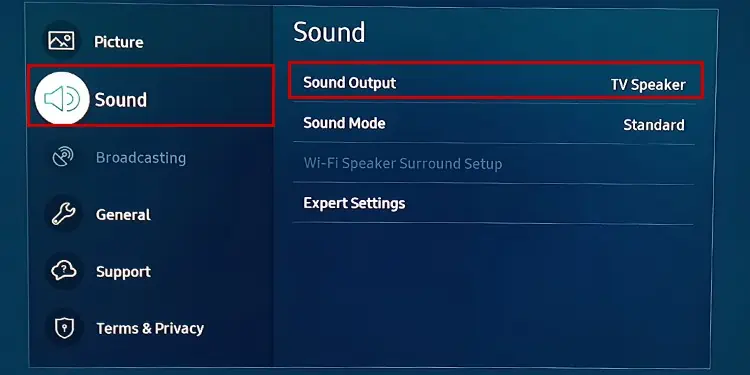 Best TV Settings for Gaming 22 sound-output