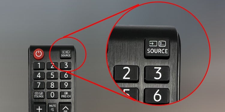 source button on tv remote