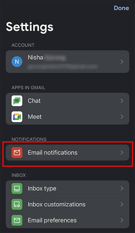 tap-on-Settings-Email-Notifications