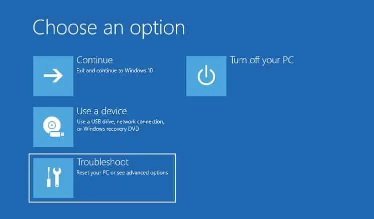14 Ways to Solve a Black Screen on Your Dell Laptop 14 troubleshoot-in-advanced-options