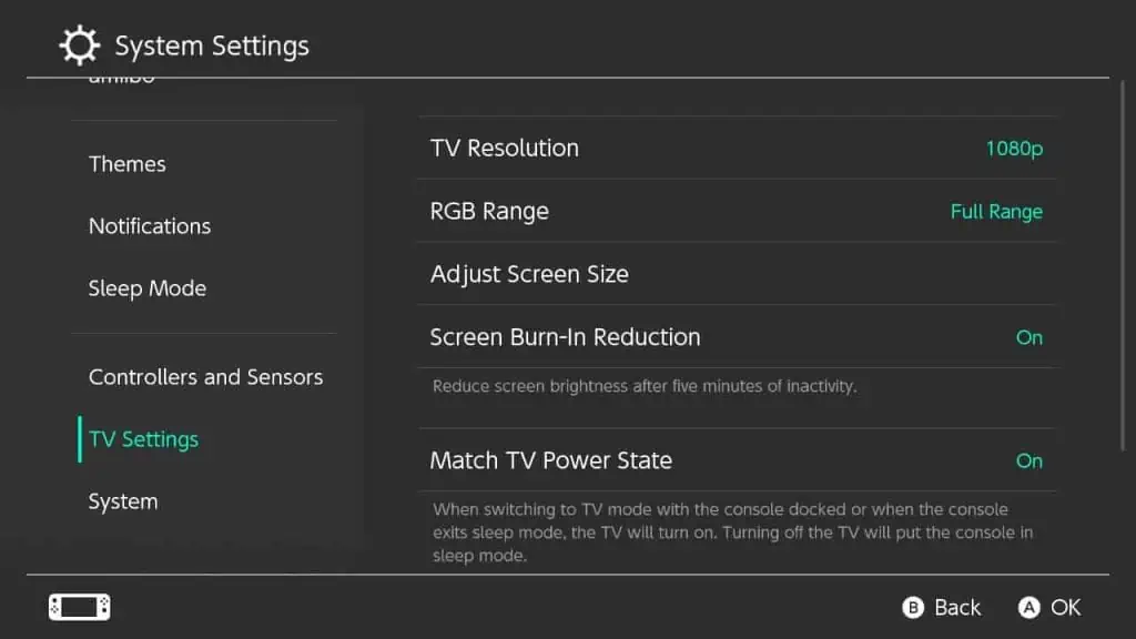 Best TV Settings for Gaming 27 tv-settings-on-switch-1024x576