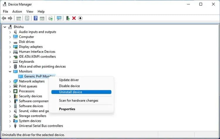 Monitor Goes Black Randomly? Here’s How to Fix It 27 uninstall-monitor-driver