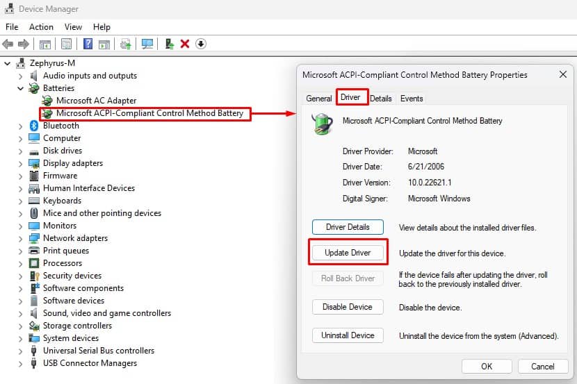 update battery driver dell xps laptop 