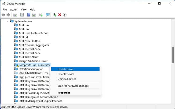update chipset driver