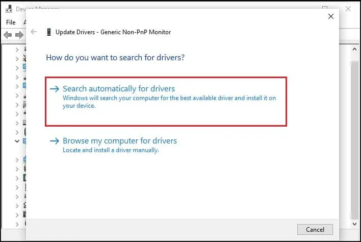 Display Not Working on Laptop? 9 Ways to Fix It 14 update-generic-non-pnp-monitor-driver
