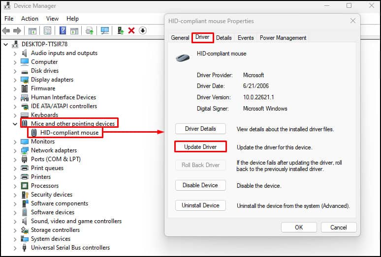 update logitech mouse driver