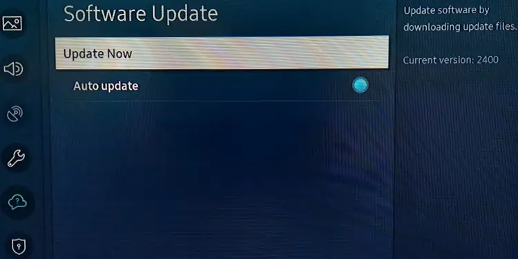 Why is My Samsung TV Flickering? 10 Proven Ways to Fix It 20 update-now-in-samsung-tv-3