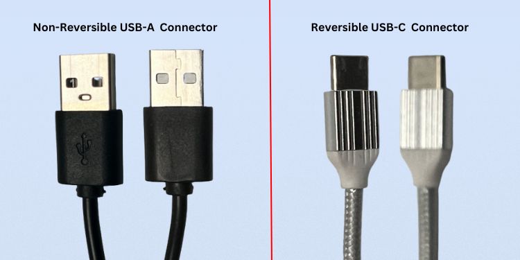 USB A Vs USB C - What’s the Difference? 3 usb a usb c form factor