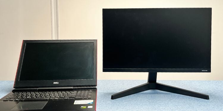 use external monitor with dell laptop