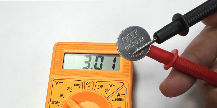 voltmeter CMOS reading