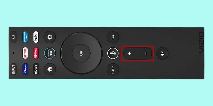 volume-button-on-vizio-voice-remote