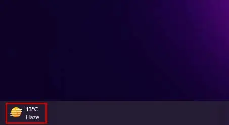 How to Add Weather to Taskbar Windows 11 4 widgets-icon