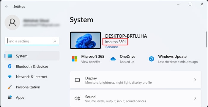 windows-11-setting-dell-model-name