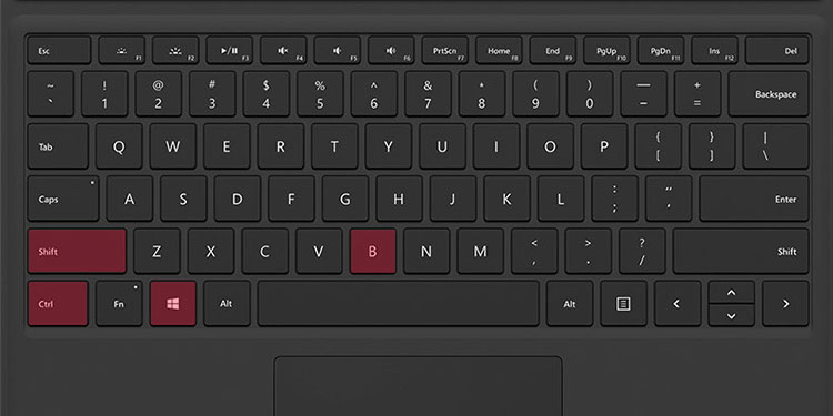 Why is My Surface Screen Flickering? 6 Ways to Fix It 1 windows-ctrl-shift-B-surface