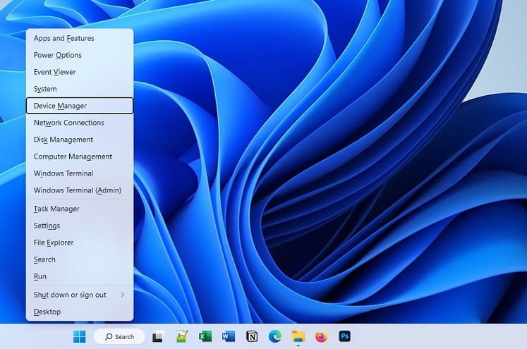 windows x device manager