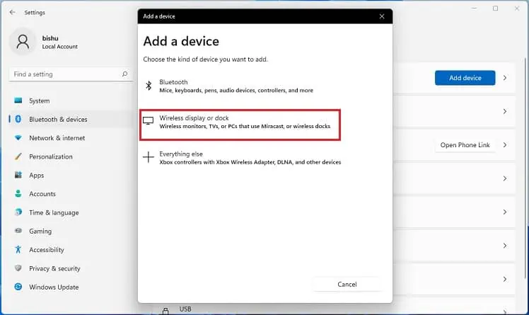 How to Connect Multiple Monitors (Step-By-Step Guide) 20 wireless-display-or-dock
