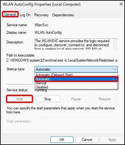 wlan configuration