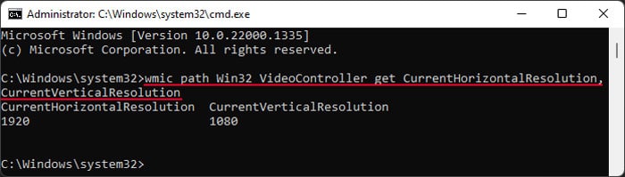 wmic-path-Win32_VideoController-get-CurrentHorizontalResolution,CurrentVerticalResolution