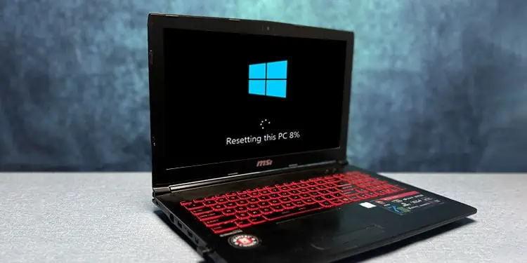 How to Reset MSI Laptop