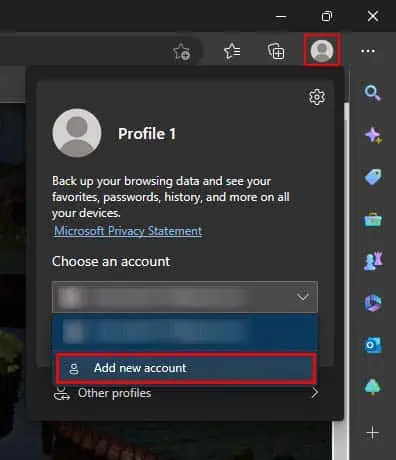 add-new-acount-in-edge