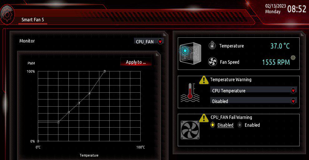 adjust cpu fan speed best bios settings