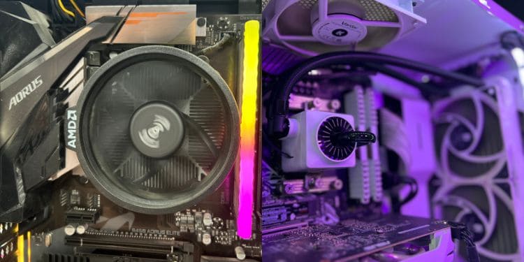 aesthetics air vs aio coolers