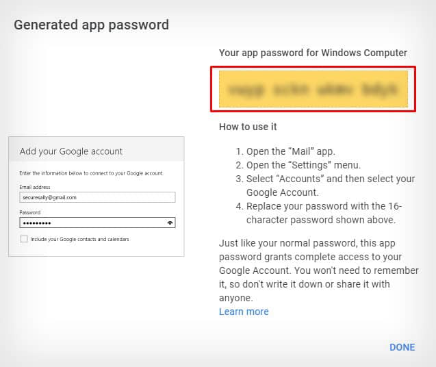 app-password-for-windows-computer